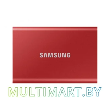 Внешний накопитель Samsung T7 2TB (красный)